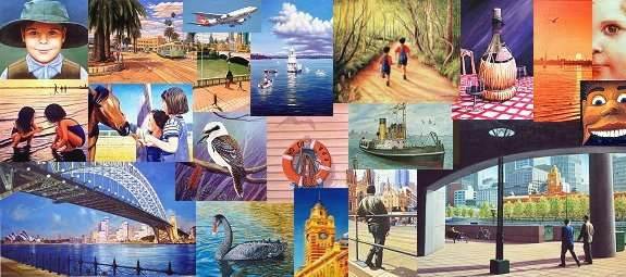 Australian Oil Paintings by Peter Gerasimon