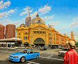 Flinders Street Melbourne Painting 