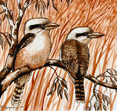 Kookaburras Painting