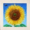 Floral Paintings, Sunflower Oil Painting