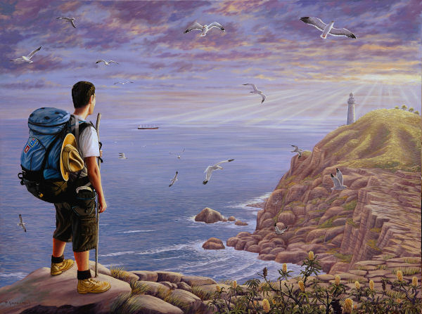 Terra Firma Lithouse Painting