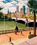 Paintings of Melbourne, Yarra River, South Bank