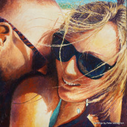 Seabreeze Portrait painting by Peter Gerasimon